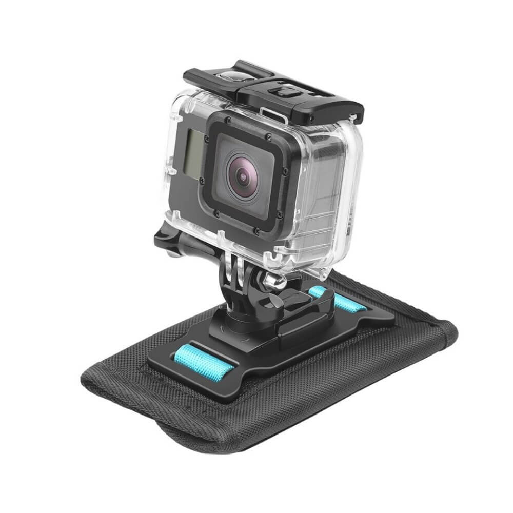 Suporte GoPro para Alça de Mochila com Adaptador Montagem 360º