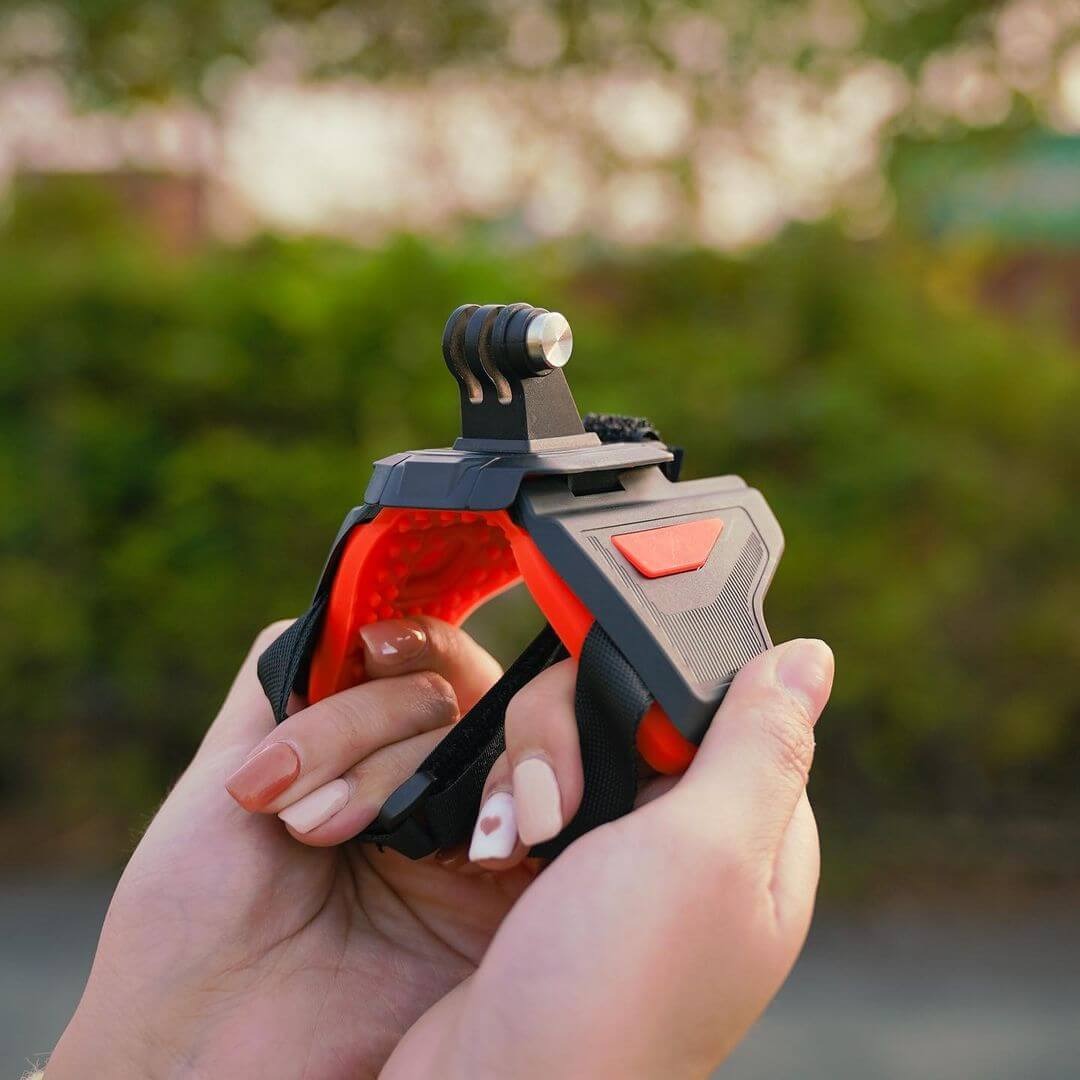 Suporte de Capacete Queixo para GoPro e Câmeras Similares - Telesin