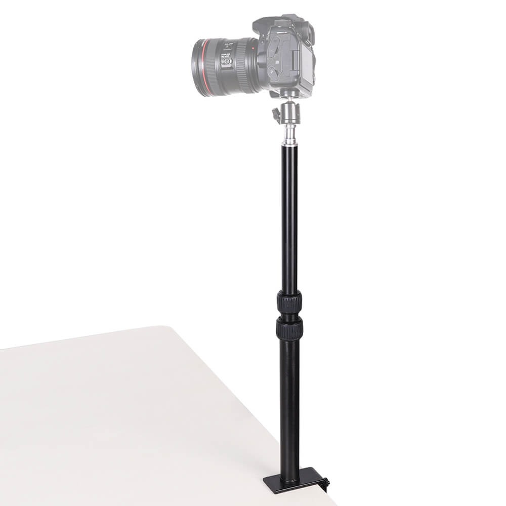 Suporte de Mesa para Câmeras e Iluminação Encaixe 1/4 Polegadas