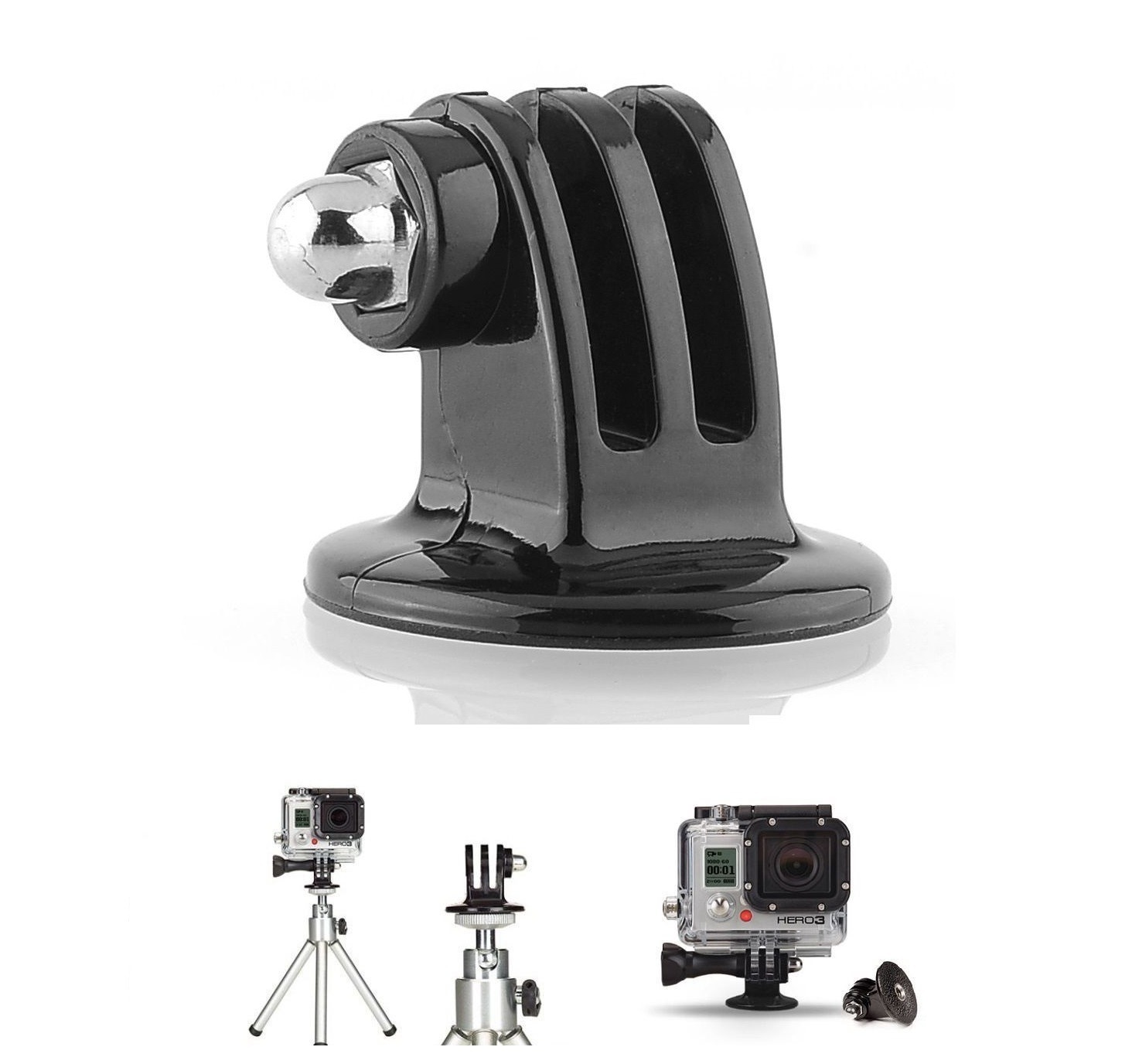 Adaptador Tripod Para GoPro e Câmeras Similares