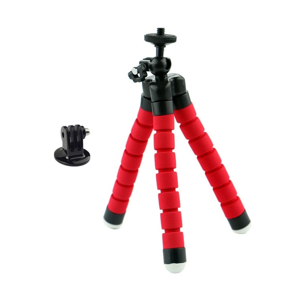 Mini Tripé Flexível Octopus Para GoPro e Câmeras Compactas