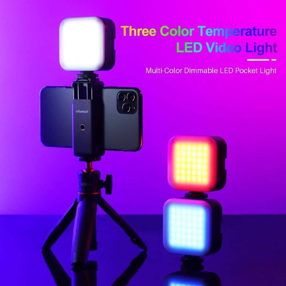 Iluminador de Led para Câmeras Profissionais / Celulares - Ulanzi U-Bright