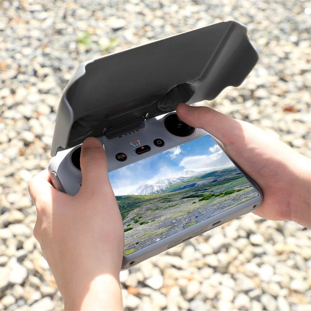 Protetor de Tela / Joystick + Tapa Sol para Controle Remoto DJI RC - Sunnylife Protetor de Tela / Joystick + Tapa Sol para Controle Remoto DJI RC - Sunnylife