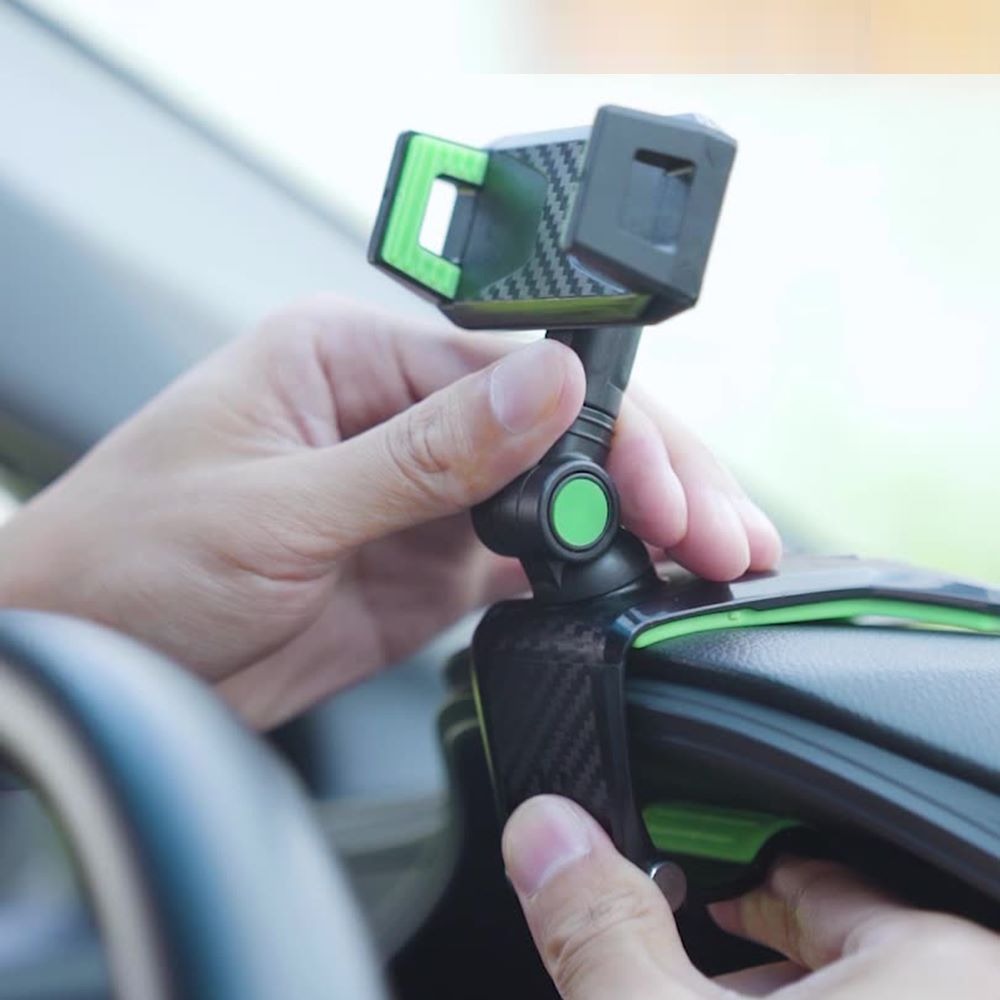 Suporte de Celular para Painel / Retrovisor / Quebra-Sol de Carro