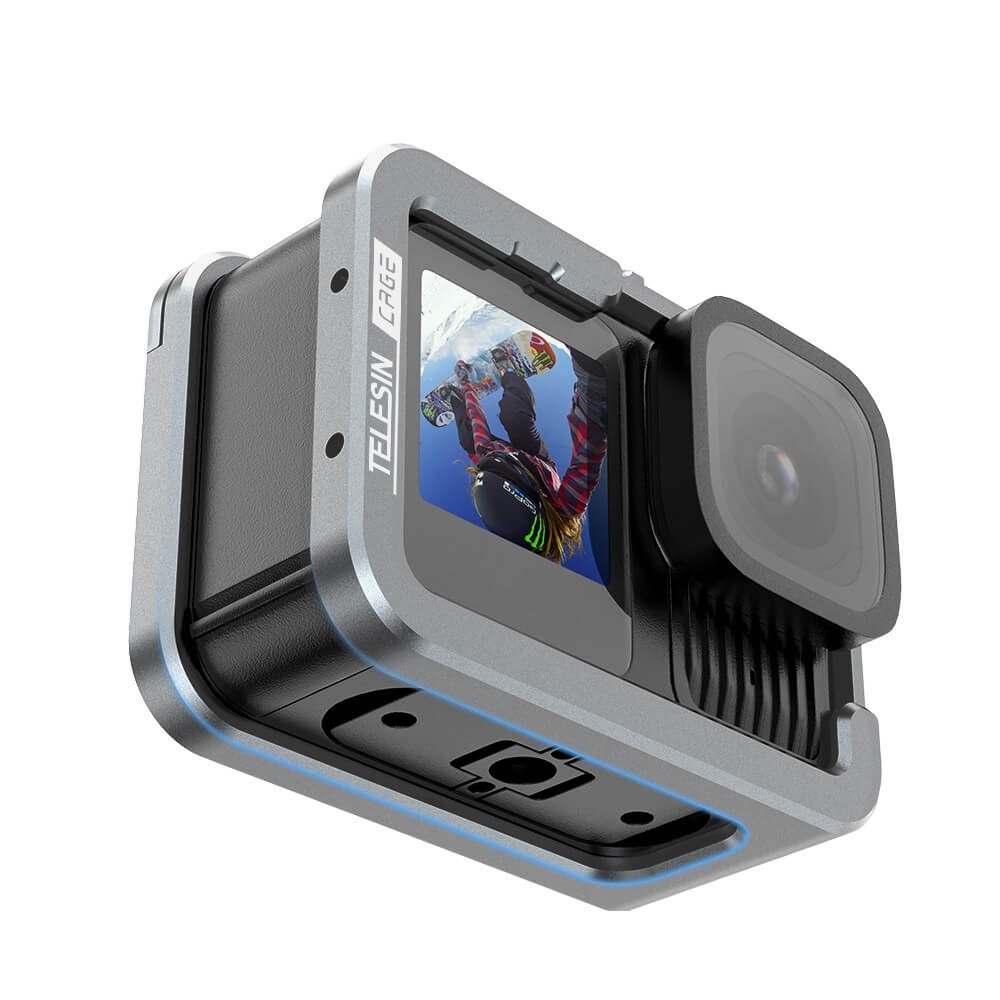 Suporte Frame Alumínio para GoPro Hero 13/12/11/10/9 Black - Telesin