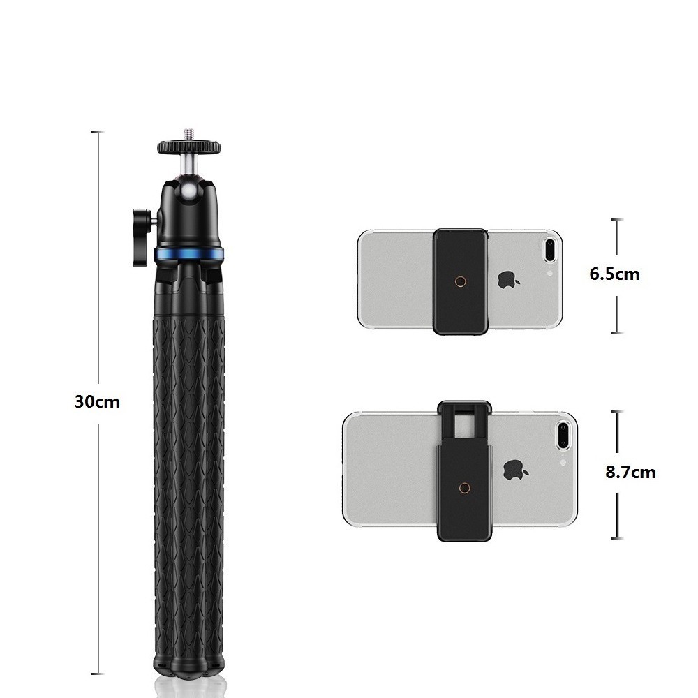 Tripé Flexível para Celular / Câmeras DSLR / GoPro - Apexel