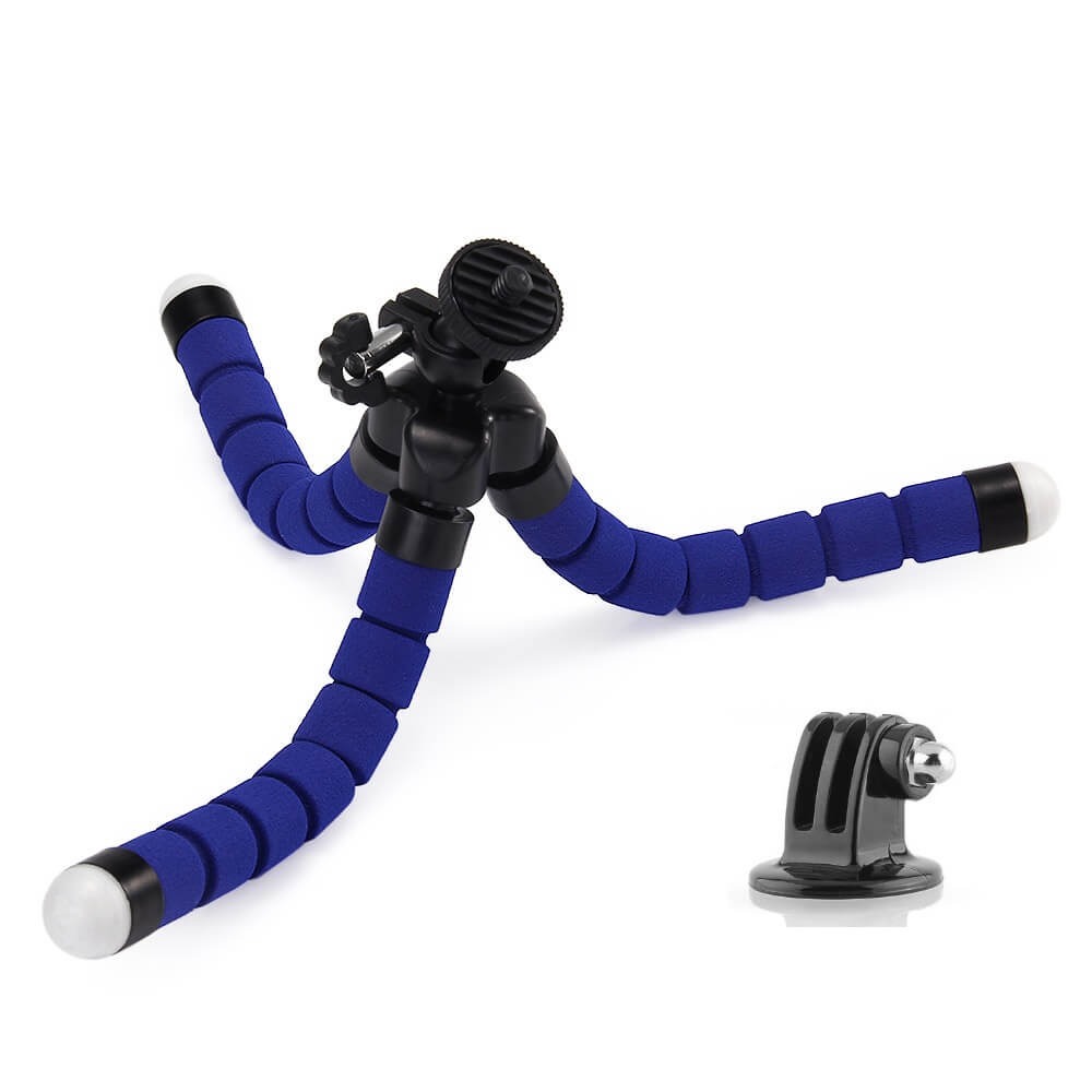 Mini Tripé Flexível Octopus Para GoPro e Câmeras Compactas