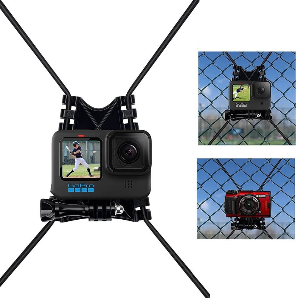 Suporte Flexível Elástico para GoPro em Grades / Cercas / Árvores