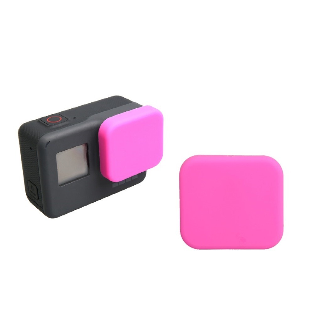 Tampa Protetora Lente GoPro Hero 5 6 7 Black e Hero (2018) em Silicone