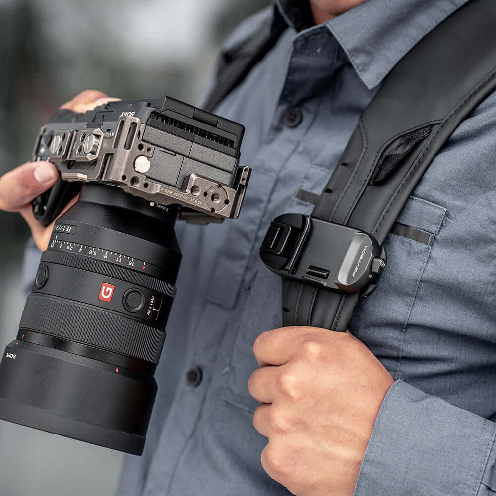 Suporte para Câmeras em Alças de Mochila e Cintos - Pgytech