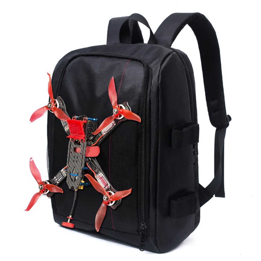 Mochila em Nylon para Drones FPV Racing / Câmeras - Cor Preto