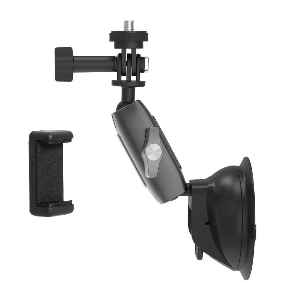 Suporte Ventosa para GoPro / Celular / Câmeras Compactas - Telesin