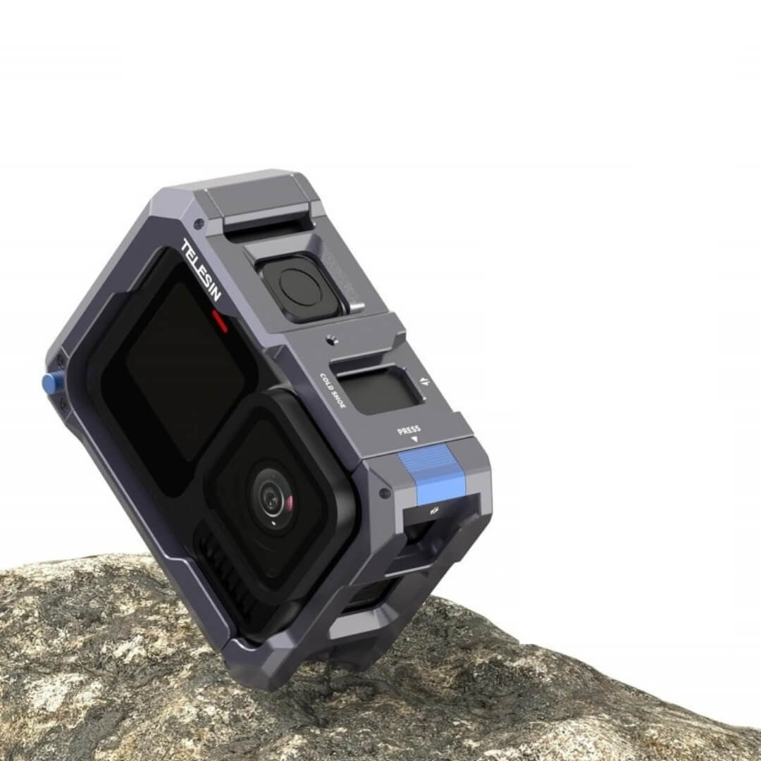 Suporte Frame Alumínio para GoPro Hero 13/12/11/10/9 Black - Telesin