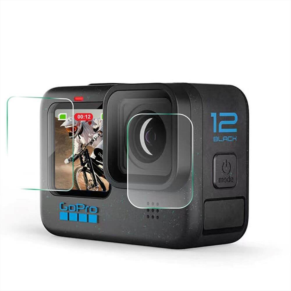 Película para GoPro Hero 12 / 11 / 10 / 9 Black Vidro Temperado - Telesin