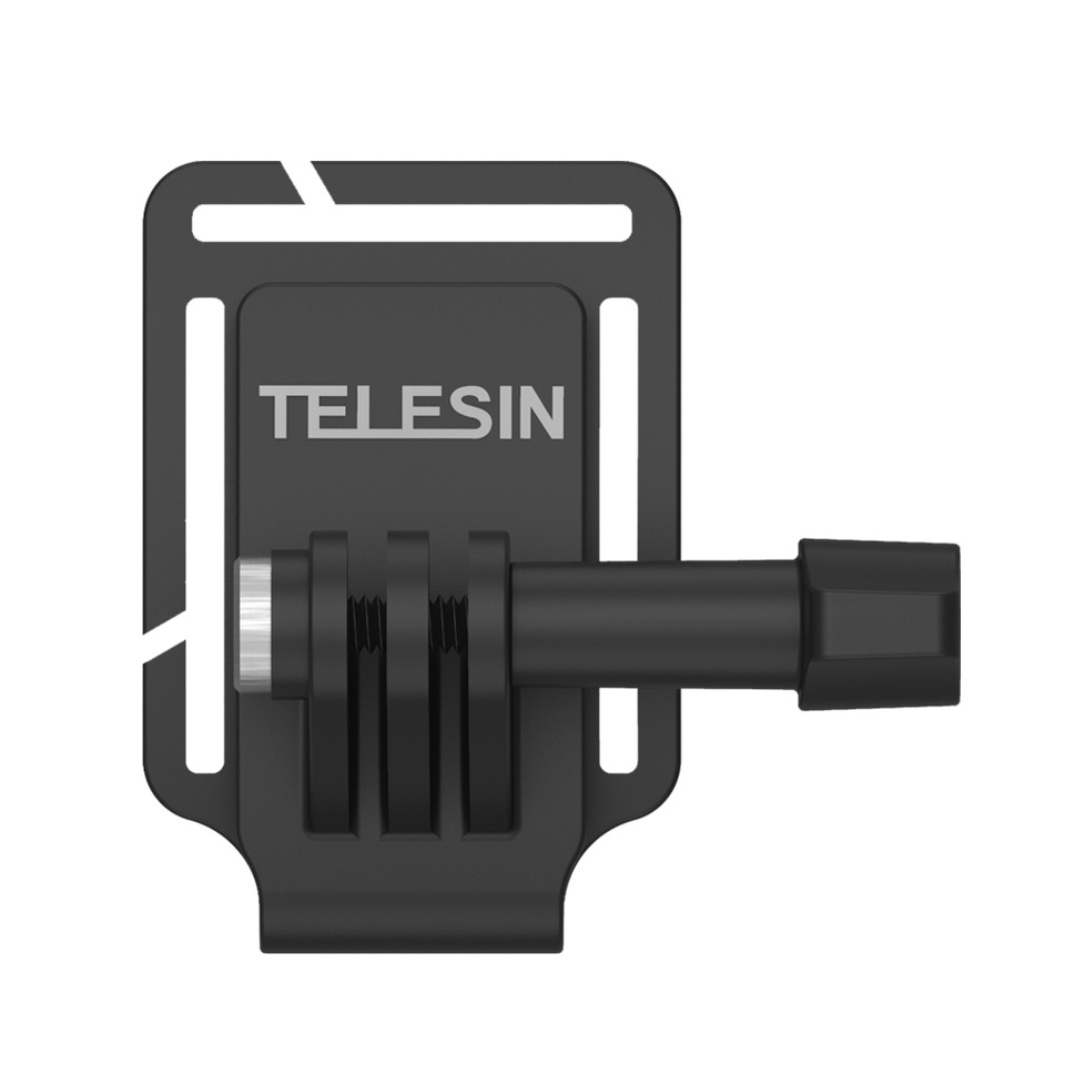 Suporte Clip para GoPro em Bonés e Alças de Mochila - Telesin
