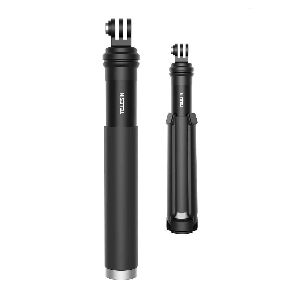 Bastão e Tripé para GoPro / Câmeras Compactas / Celular - Telesin