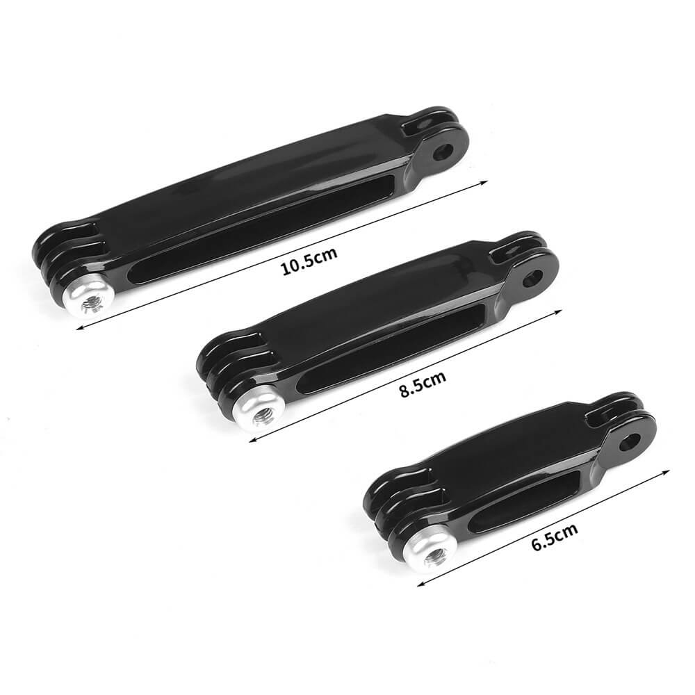 Suporte Extensor GoPro e Câmeras Similares Mesma Direção Linha Reta