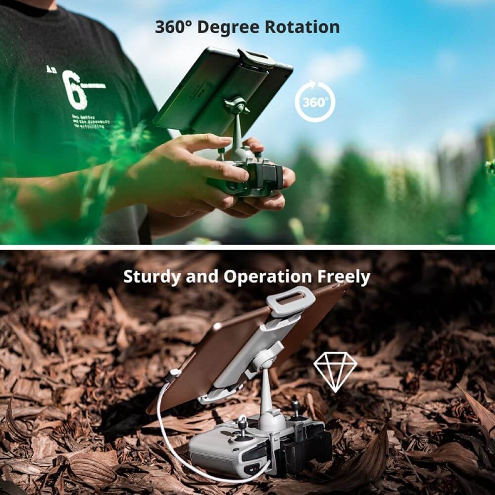 Suporte de Tablet / Celular em Controle Remoto Drone DJI RC-N1 / RC-N2 / RC-N3 - StartRC