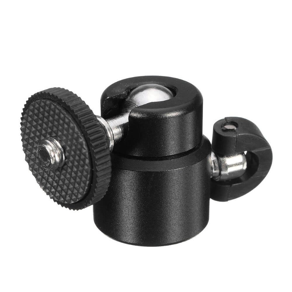 Adaptador Giratório Ball Head com Encaixe 1/4 Polegadas