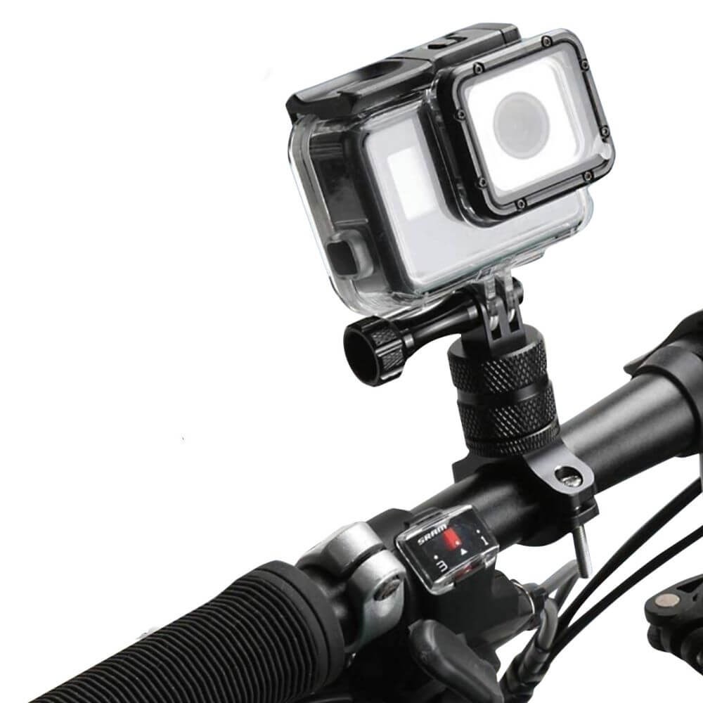 Suporte Guidão de Bike para GoPro e Câmeras Similares em Alumínio 360º