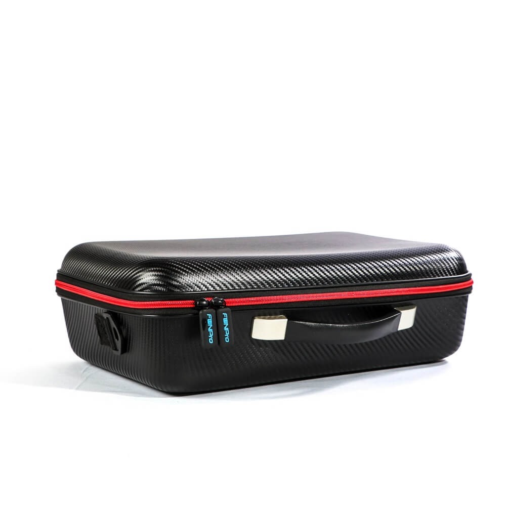 Maleta Para Drone DJI Mavic 2 Pro e Zoom - Cor Preto e Vermelho