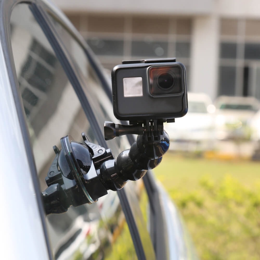 Suporte Ventosa Flexível para GoPro / Câmeras / Celulares