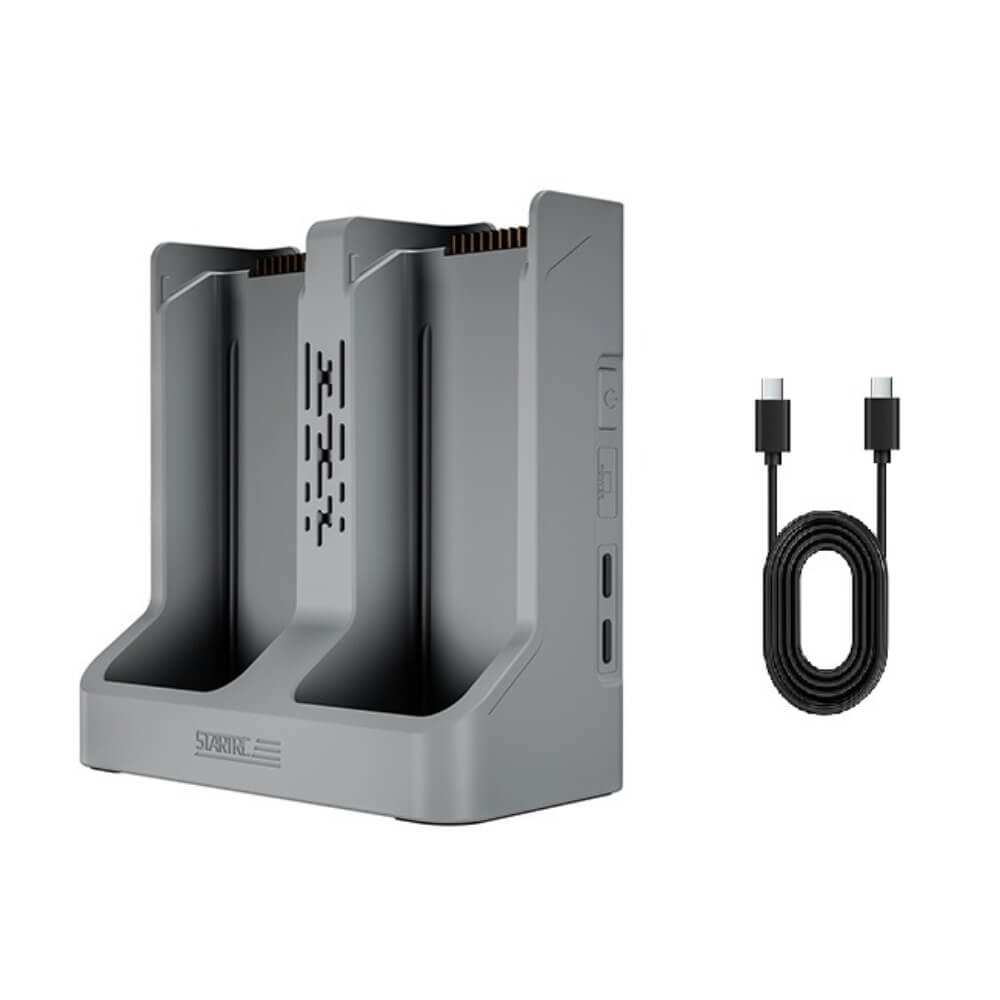 Carregador Duplo para Drone DJI Air 3 / 3S - StartRC