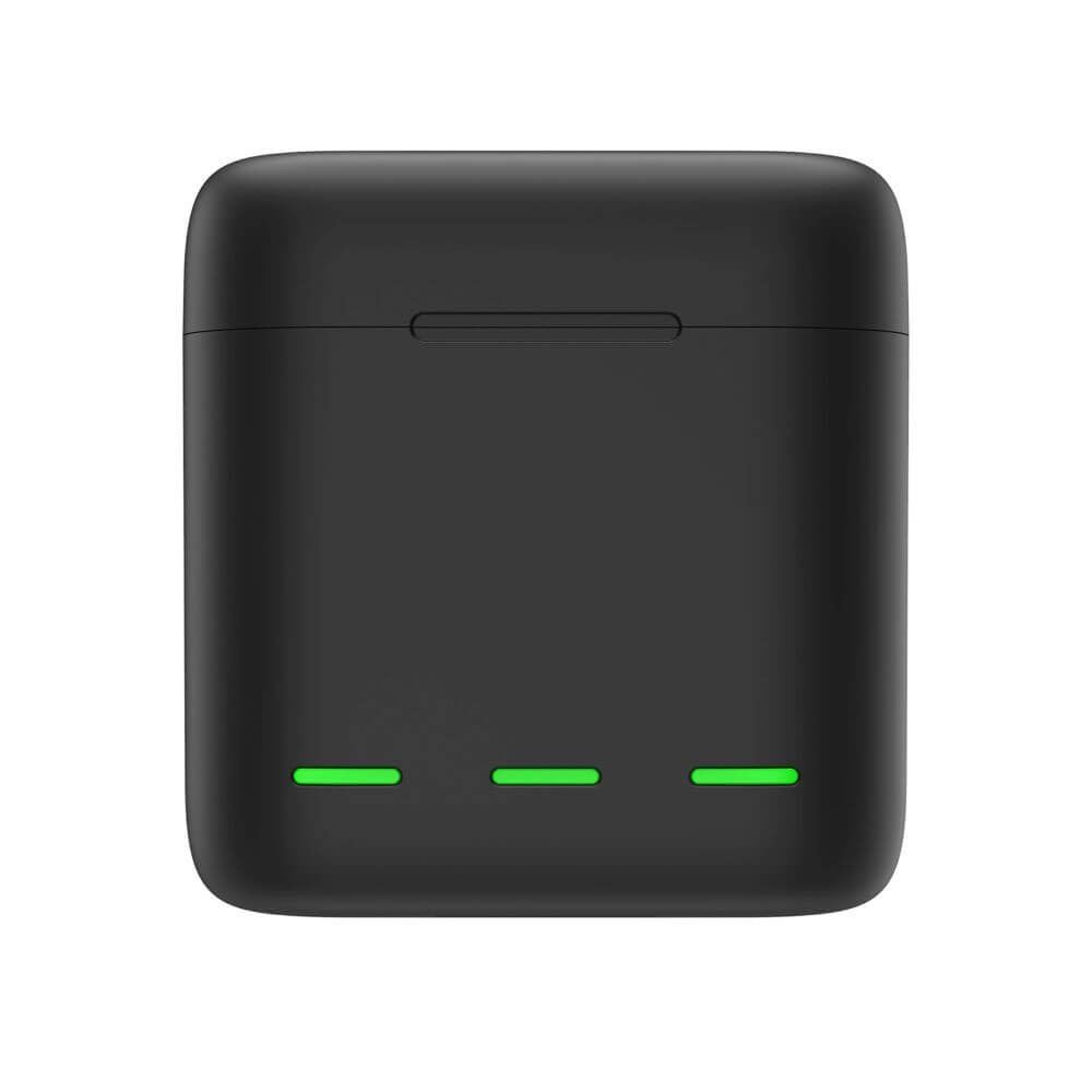 Carregador Triplo para GoPro Hero 12 / 11 / 10 / 9 Black - Telesin Box Design