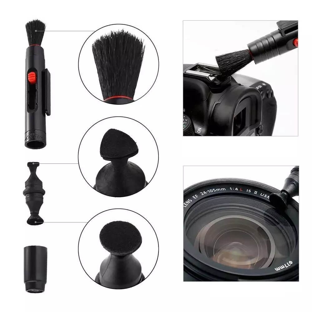 Kit Acessórios de Limpeza para Lentes / Câmeras / Celulares