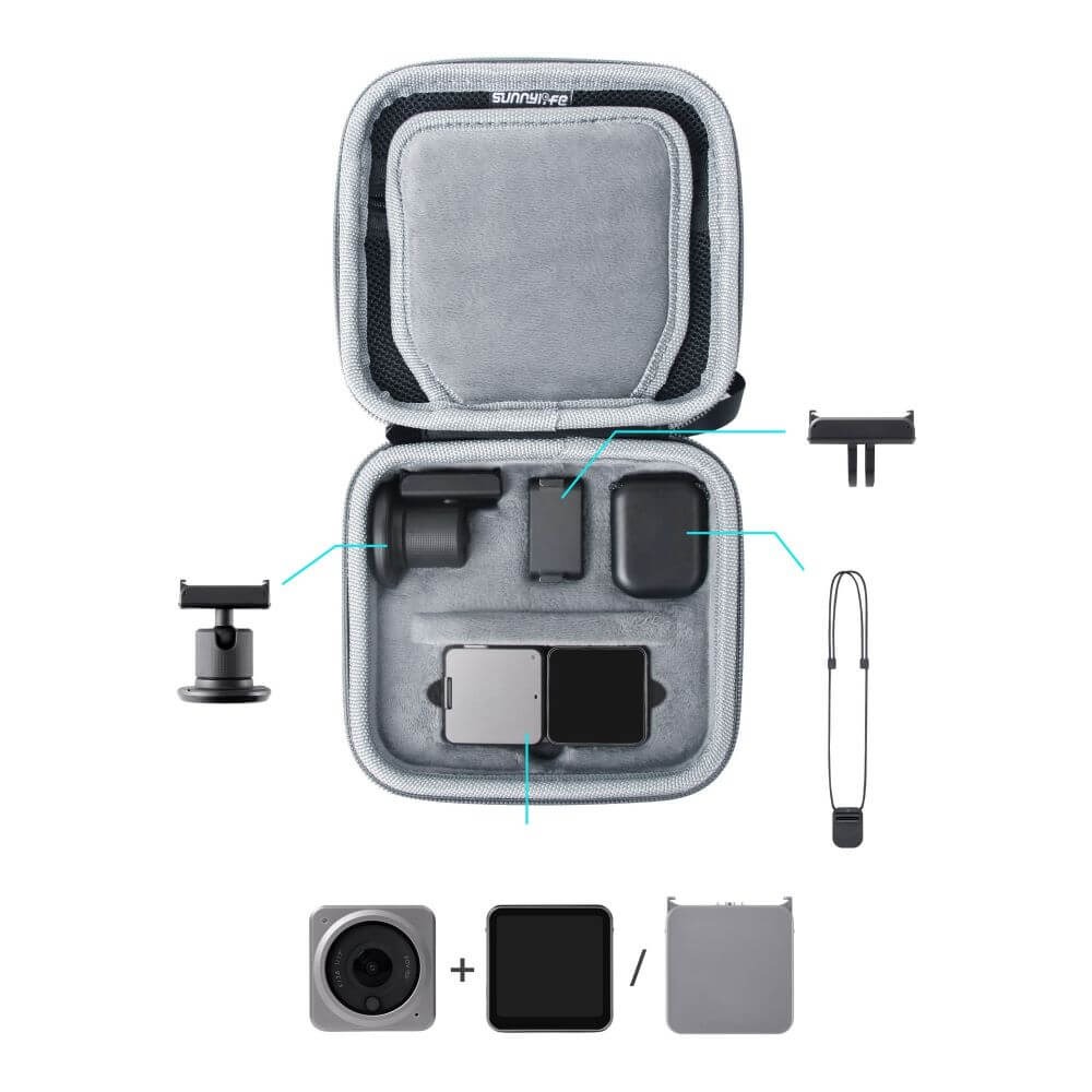 Mini Case para DJI Action 2 e Acessórios - Sunnylife