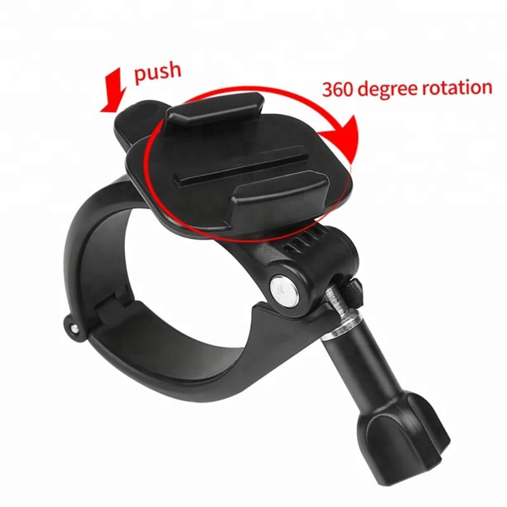 Suporte GoPro 360º para Barra Circular com Diâmetro entre 4,5 a 5cm