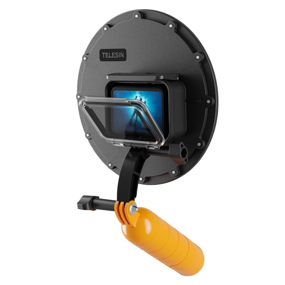 Dome para GoPro Hero 13 / 12 / 11 / 10 / 9 Black com Modo Selfie - Telesin