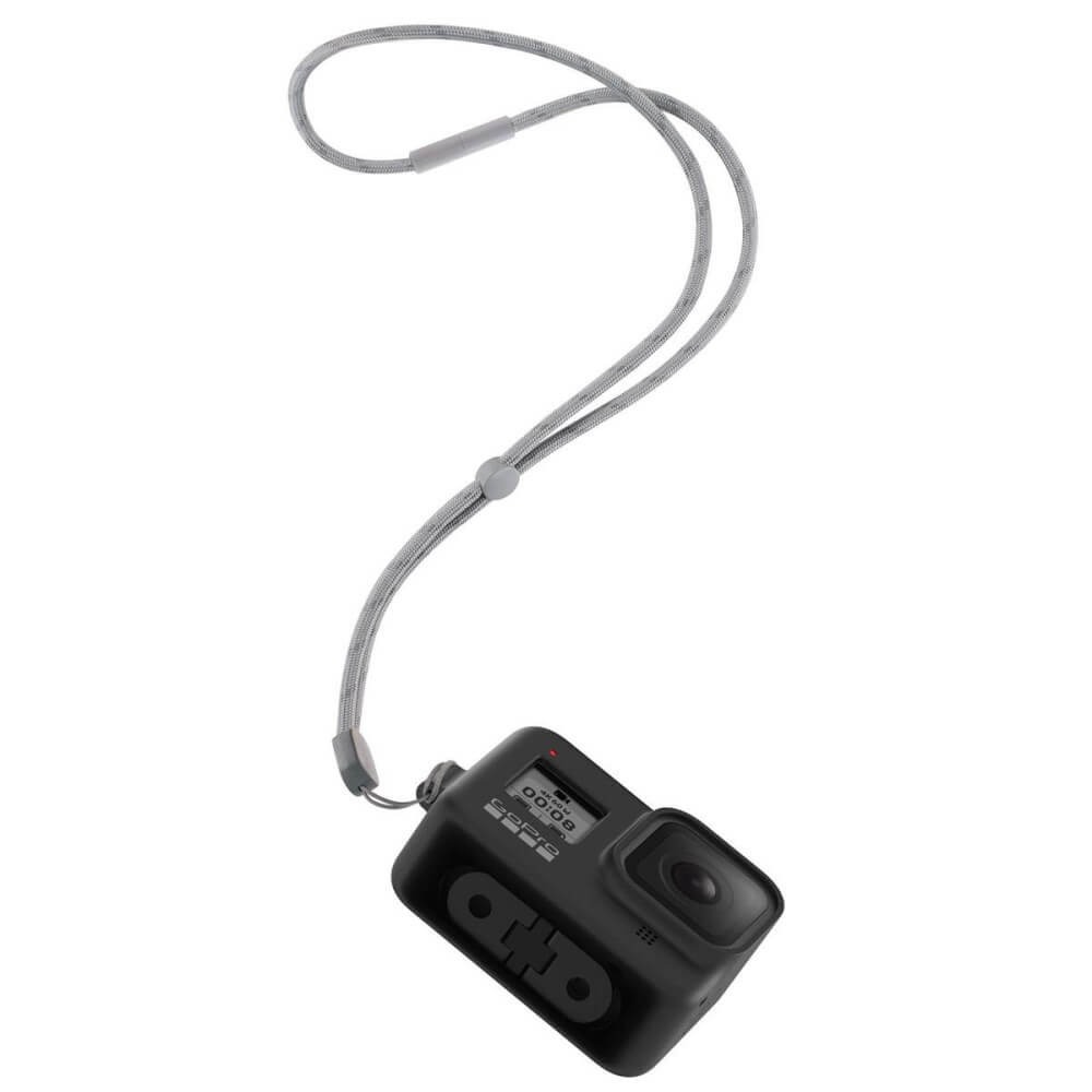 Capa Silicone GoPro Hero 8 + Cordão Ajustável - Sleeve + Lanyard