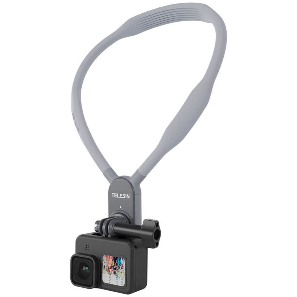 Alça de Pescoço com Suporte para GoPro e Câmeras Similares - Telesin