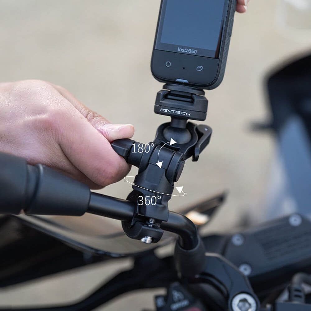 Suporte Retrovisor de Moto para GoPro e Câmeras Similares Capslock - Pgytech