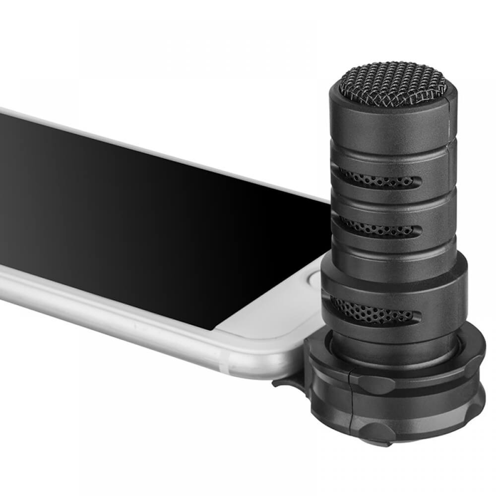 Microfone Direcional para Celulares e Tablets - BOYA BY-A7H