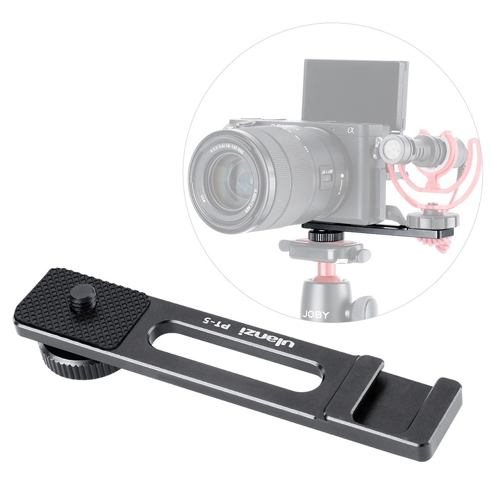 Placa de Montagem Dupla para Câmeras / Iluminadores Led / Microfones - Ulanzi