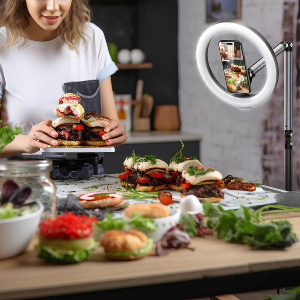 Suporte de Celular Magnético para Chão e Mesa - Telesin