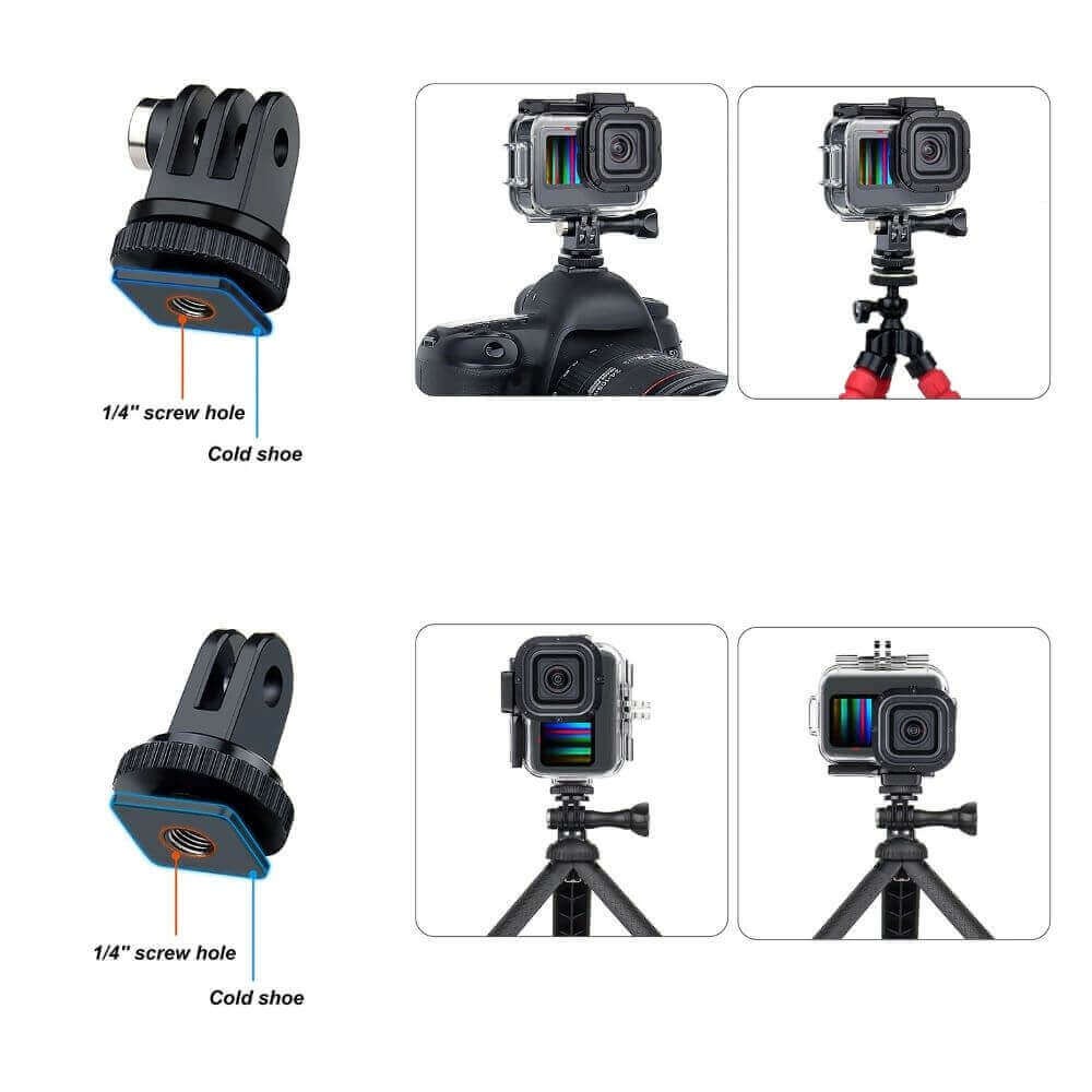 Case de Proteção com Abertura para GoPro Hero 13 / 12 / 11 / 10 / 9 Black