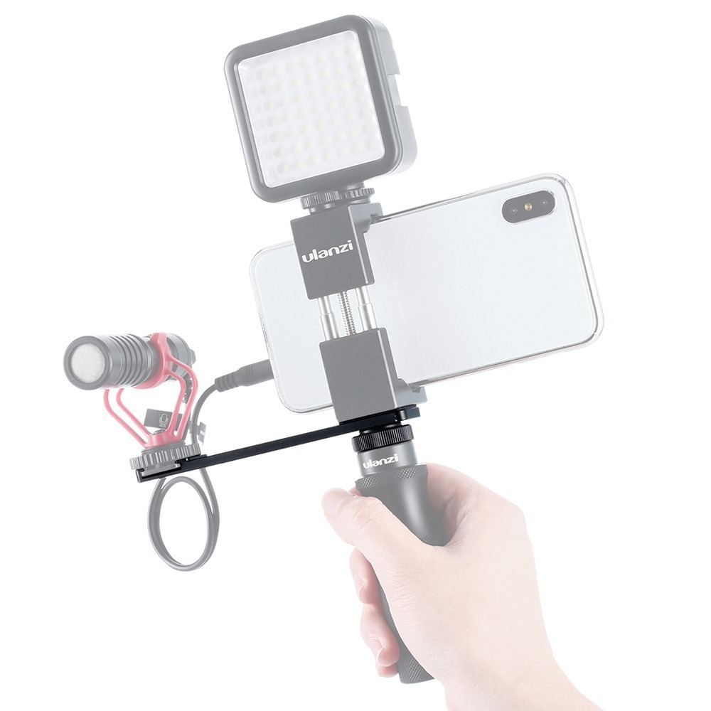 Placa de Montagem Dupla para Câmeras / Microfones / Flashes - Ulanzi