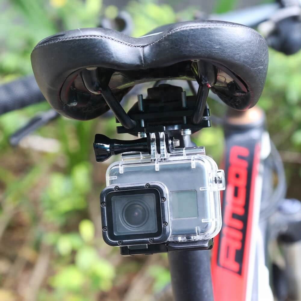 Suporte Selim Bike para GoPro e Câmeras Similares em Alumínio