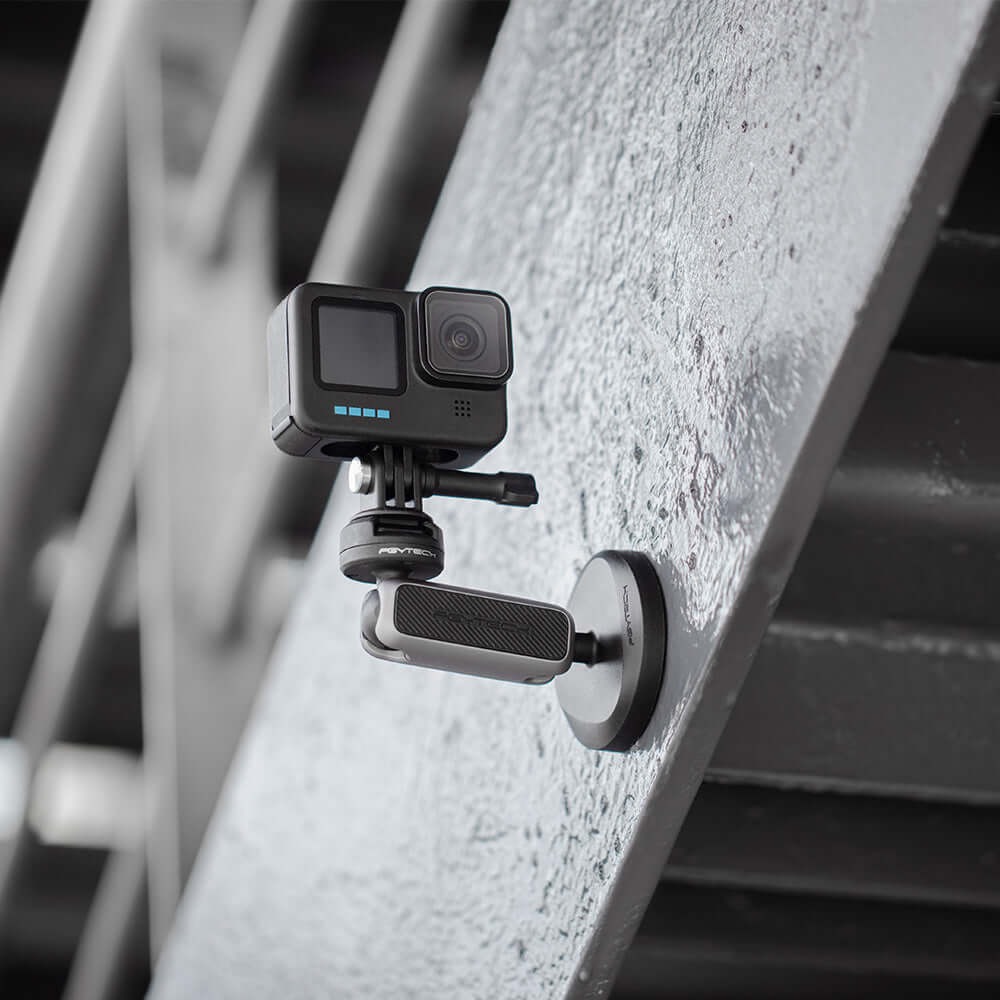 Suporte Magnético para GoPro com Sistema Engate Rápido - Pgytech CapLock
