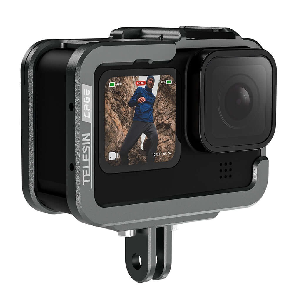 Suporte Frame Horizontal e Vertical para GoPro Hero 13 / 12 / 11 / 10 / 9 Black - Telesin