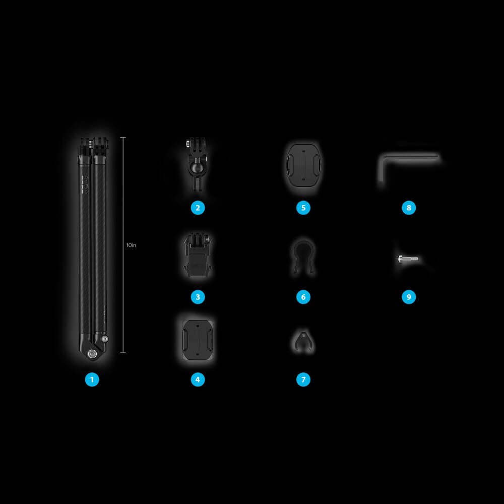 Kit de Braços de Extensão para Câmera GoPro - AEXTM-001