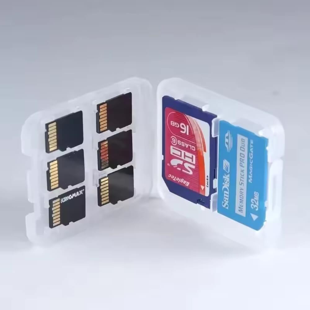 Case de Armazenamento para Cartões de Memória