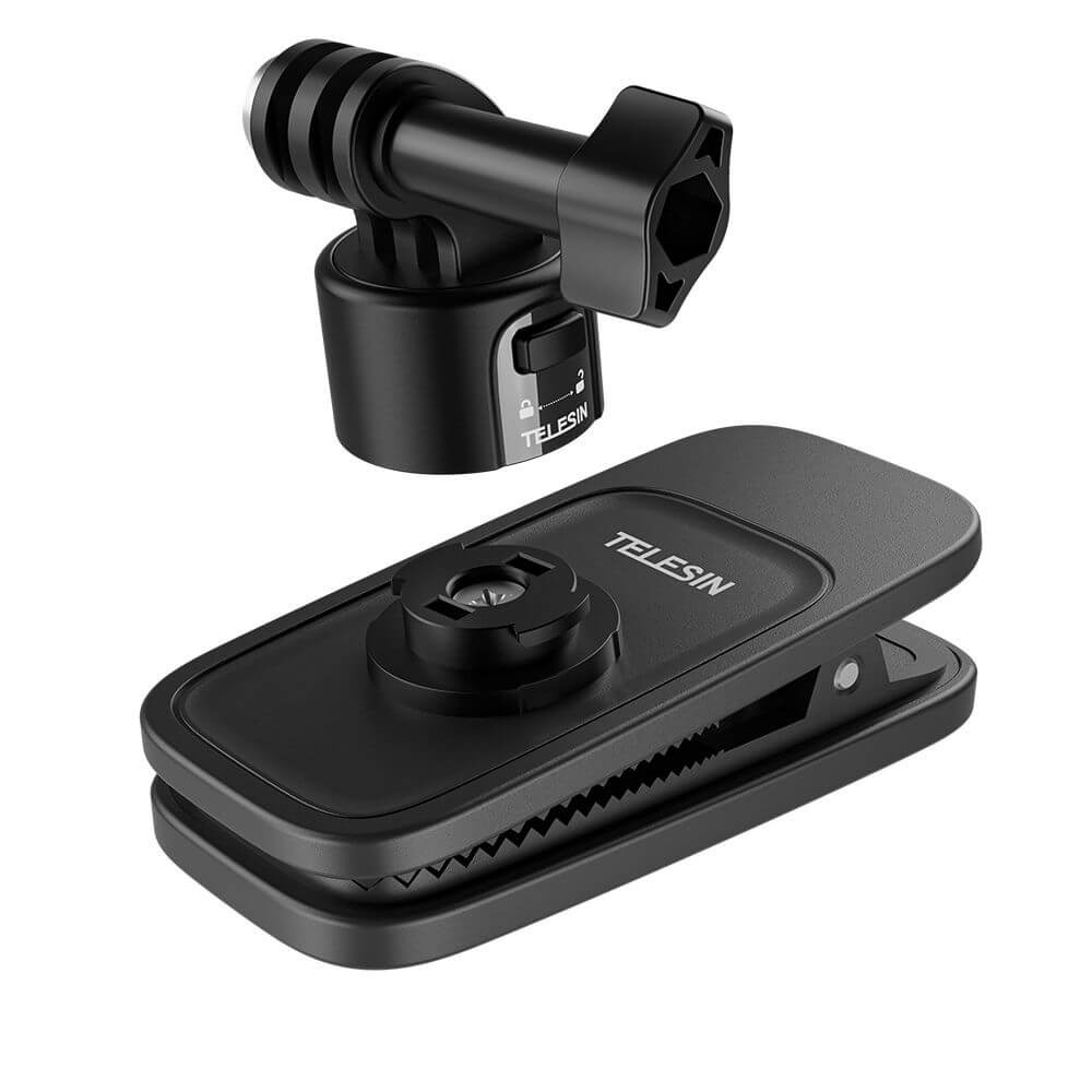Suporte Clip Magnético para GoPro e Similares - Telesin