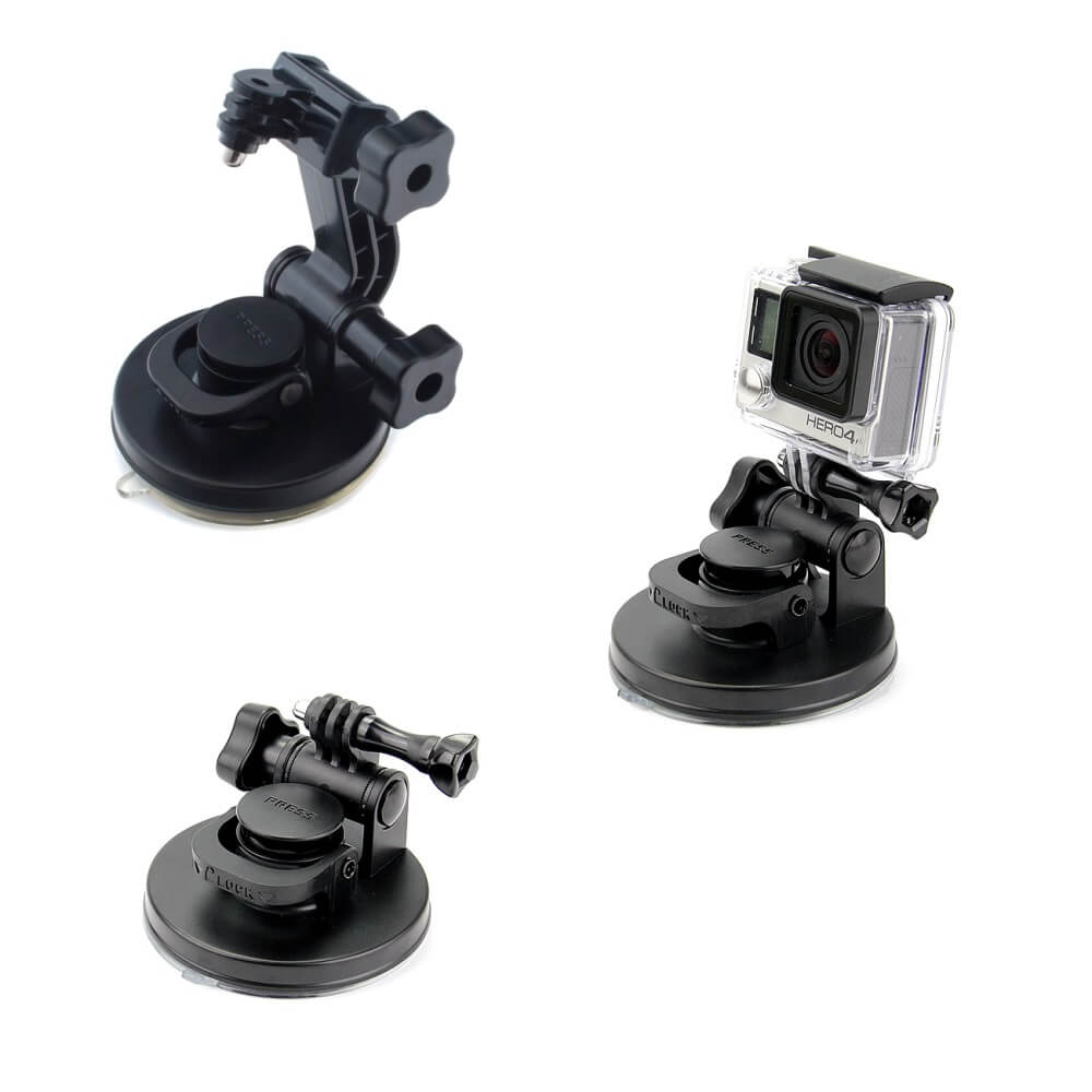 Suporte Ventosa Para GoPro e Câmeras Similares