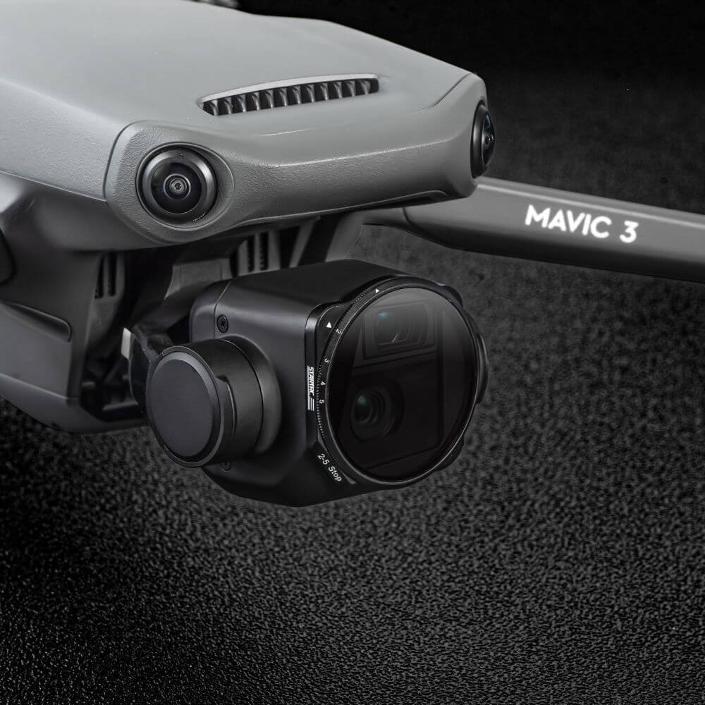 Filtro ND Variável para Drone DJI Mavic 3 - StartRC (ND4 a ND32)