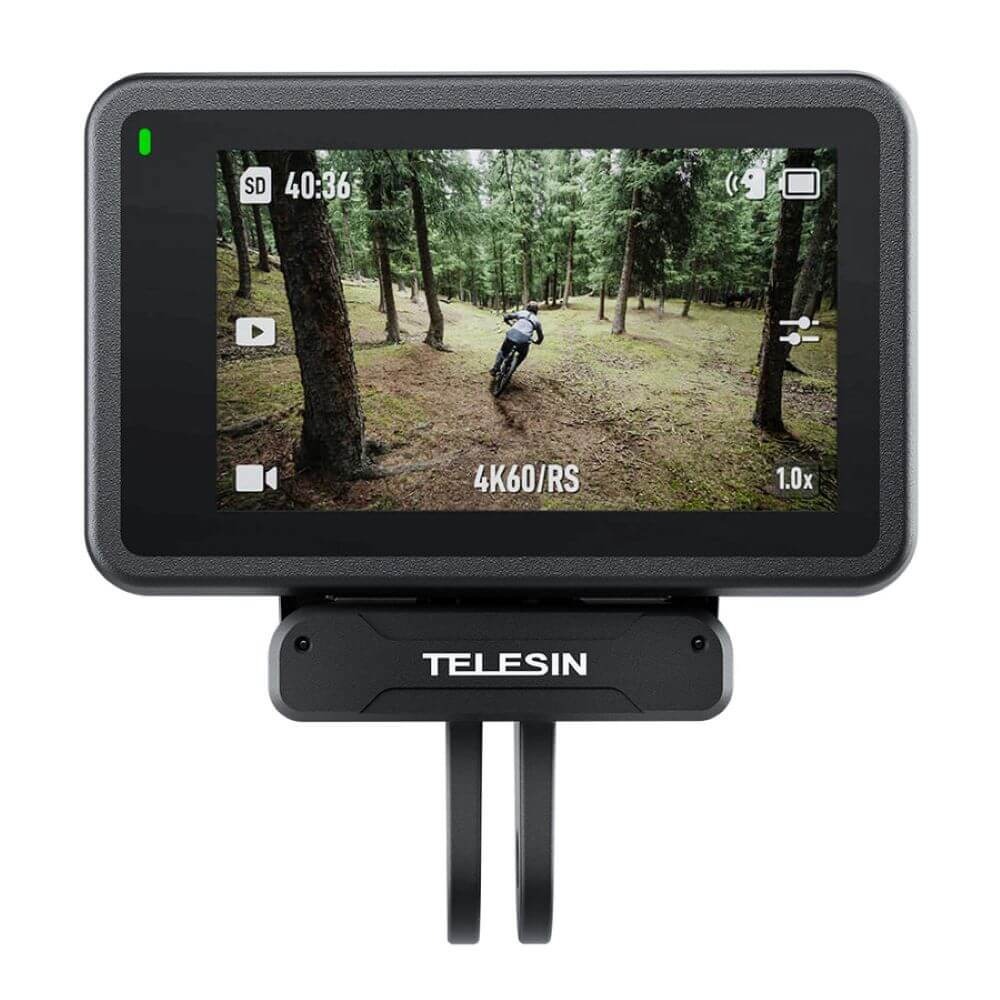 Adaptador Magnético para DJI Osmo Action 5 Pro / 3 / 4 com Encaixe em Acessórios GoPro - Telesin