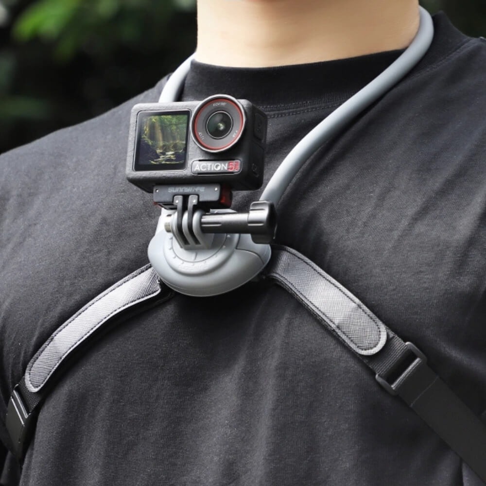 Alça de Pescoço com Suporte para GoPro e Câmeras Similares - Sunnylife
